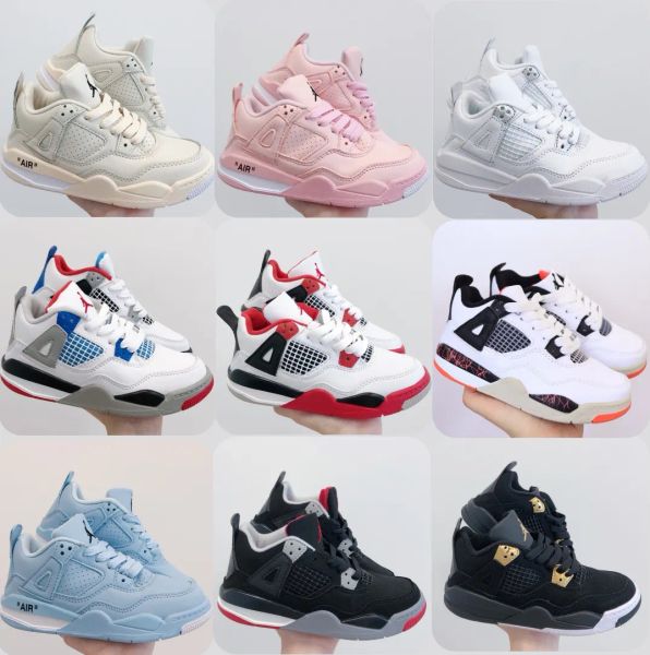 new fashion kids shoes designer basketball 4 infants sport sneakers fire red bred 4s cat the sail university blue boys grils royalty pure mi, Black
new fashion kids shoes designer basketball 4 infants sport sneakers fire red bred 4s cat the sail university blue boys grils royalty pure mi, Black