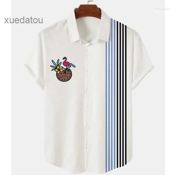 dress shirts 2023 cool men's summer simple and comfortable men's striped coconut tree print short sleeve shirt oversized high q io, White;black
dress shirts 2023 cool men's summer simple and comfortable men's striped coconut tree print short sleeve shirt oversized high q io, White;black