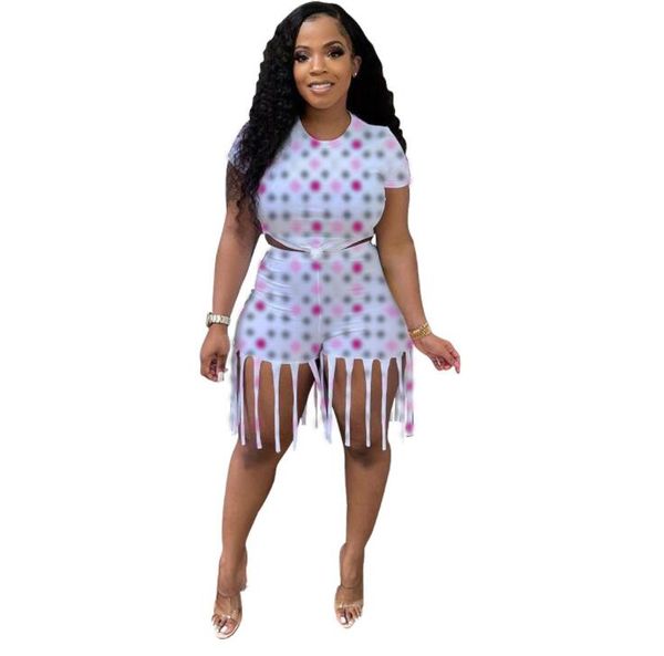 designer women tracksuits two piece set letter print gradient multi-color printed tassel two-piece set, Gray
designer women tracksuits two piece set letter print gradient multi-color printed tassel two-piece set, Gray