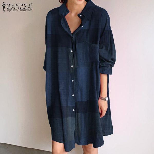 dresses women solid shirt dress zanzea stylish spring sundress casual long sleeve mini vestidos female button lapel robe, Black;gray
dresses women solid shirt dress zanzea stylish spring sundress casual long sleeve mini vestidos female button lapel robe, Black;gray