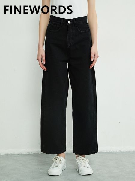 women's jeans fiords black wide leg baggy jeans women korean casual streetwear high waist jeans spring full length vintage denim pants, Blue
women's jeans fiords black wide leg baggy jeans women korean casual streetwear high waist jeans spring full length vintage denim pants, Blue