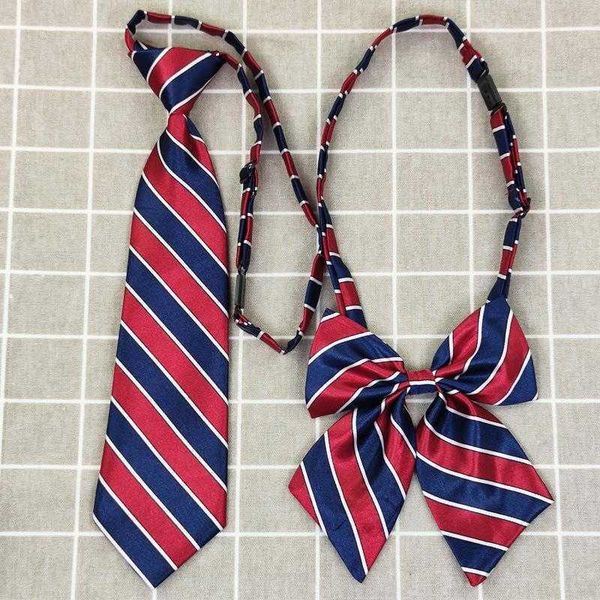 red and blue stripes childrens tie kindergarten universal uniform suit, Red;brown
red and blue stripes childrens tie kindergarten universal uniform suit, Red;brown