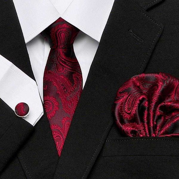 mens tie paisley series fashion three piece suit wholesale, Black;blue