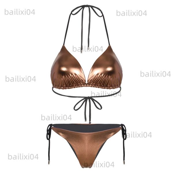 women's swimwear lady's bikini womens metallic shiny swimsuit set lace-up bathing suit summer swimsuit swimwear halter bra with lo, White;black
women's swimwear lady's bikini womens metallic shiny swimsuit set lace-up bathing suit summer swimsuit swimwear halter bra with lo, White;black
