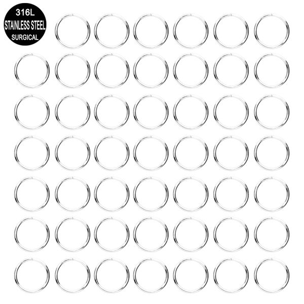 wholesale 100pcs lot nose rings surgical steel nose ring hoop ear studs nostril piercing body jewelry 6mm 8mm 10mm body jewelrypiercing jewe, Slivery;golden
wholesale 100pcs lot nose rings surgical steel nose ring hoop ear studs nostril piercing body jewelry 6mm 8mm 10mm body jewelrypiercing jewe, Slivery;golden