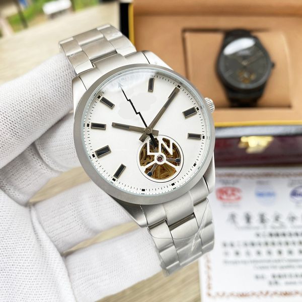 watch automatic mechanical mens watches 41mm silver wristband waterproof all stainless steel wristband fashion designer wristwatch b10, Slivery;brown
watch automatic mechanical mens watches 41mm silver wristband waterproof all stainless steel wristband fashion designer wristwatch b10, Slivery;brown