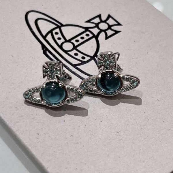 Empress Dowager Xi's New Lake Blue Transit Beads viviene Westwood Saturn Earrings Female Vivian Light Luxury Diamond Inlaid Blue Planet Earrings
Empress Dowager Xi's New Lake Blue Transit Beads viviene Westwood Saturn Earrings Female Vivian Light Luxury Diamond Inlaid Blue Planet Earrings