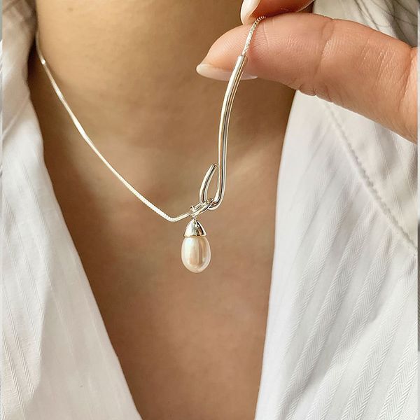 925 sterling silver necklace&pendants natural freshwater pearl necklace for women wedding jewelry gifts
925 sterling silver necklace&pendants natural freshwater pearl necklace for women wedding jewelry gifts