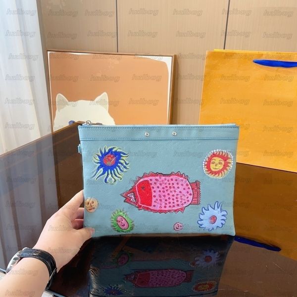 yayoi kusama bag blue leather face pattern wrist strap zipper handbag versatile classic vintage monograms designers womens handbags purses
yayoi kusama bag blue leather face pattern wrist strap zipper handbag versatile classic vintage monograms designers womens handbags purses