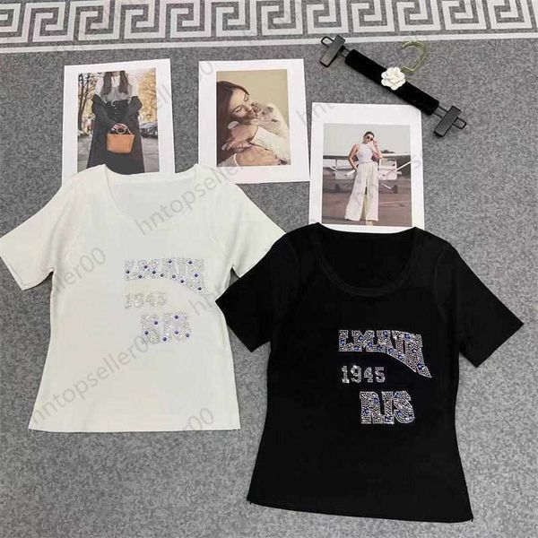 luxury designer womens t-shirt spring summer fashion casual loose minimalist niche diamond brand letter logo printed curved bead short sleev, White
luxury designer womens t-shirt spring summer fashion casual loose minimalist niche diamond brand letter logo printed curved bead short sleev, White