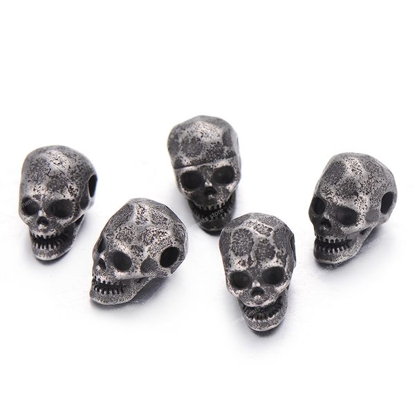 4pcs/lot cool fashion vintage retro black scary skull head beads fit bracelet stainless steel charms beads diy jewelry jewelry makingjewelry, Blue;slivery
4pcs/lot cool fashion vintage retro black scary skull head beads fit bracelet stainless steel charms beads diy jewelry jewelry makingjewelry, Blue;slivery