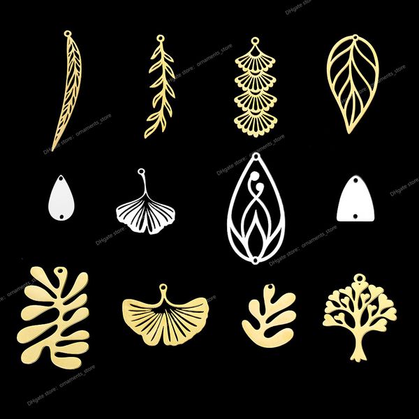 5pcs/lot 316 stainless steel leaf life tree charm pendant for necklaces wholesale feather geometric charms for diy jewelry make fashion jewe, Silver
5pcs/lot 316 stainless steel leaf life tree charm pendant for necklaces wholesale feather geometric charms for diy jewelry make fashion jewe, Silver