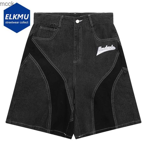 men's shorts wide leg splicing jeans shorts y2k men hip hop harajuku streetwear loose denim shorts black man shorts, White;black
men's shorts wide leg splicing jeans shorts y2k men hip hop harajuku streetwear loose denim shorts black man shorts, White;black