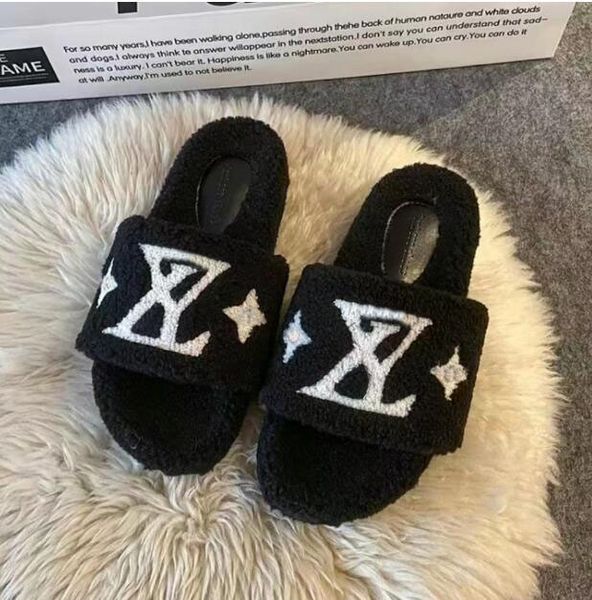 luxury slide designer fashion women wool sandals warm comfort slippers woman slipper shoes autumn winter slides scuffs sandal size, Black
luxury slide designer fashion women wool sandals warm comfort slippers woman slipper shoes autumn winter slides scuffs sandal size, Black