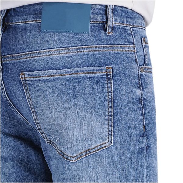 men's jeans spring summer thin denim slim fit european american high-end brand small straight pants jh6038-8, Blue
men's jeans spring summer thin denim slim fit european american high-end brand small straight pants jh6038-8, Blue