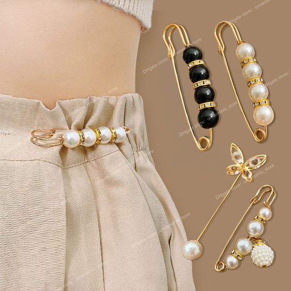 3/6 pcs women's clothing brooch set pearl rhinestone brooches for women lapel pin tightening waist pin diy accessories fashion jewelryb, Gray
3/6 pcs women's clothing brooch set pearl rhinestone brooches for women lapel pin tightening waist pin diy accessories fashion jewelryb, Gray