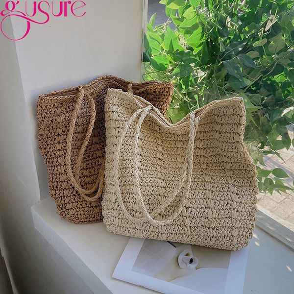 evening bags gusure women summer beach woven handbag rattan handmade knitted large capacity female travel shoulder straw bag bohemia 230417
evening bags gusure women summer beach woven handbag rattan handmade knitted large capacity female travel shoulder straw bag bohemia 230417