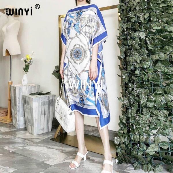 dresses thailand summer bohemian printed beach lady knee kaftan dress comfortable silk kaftan short dress, Black;gray
dresses thailand summer bohemian printed beach lady knee kaftan dress comfortable silk kaftan short dress, Black;gray