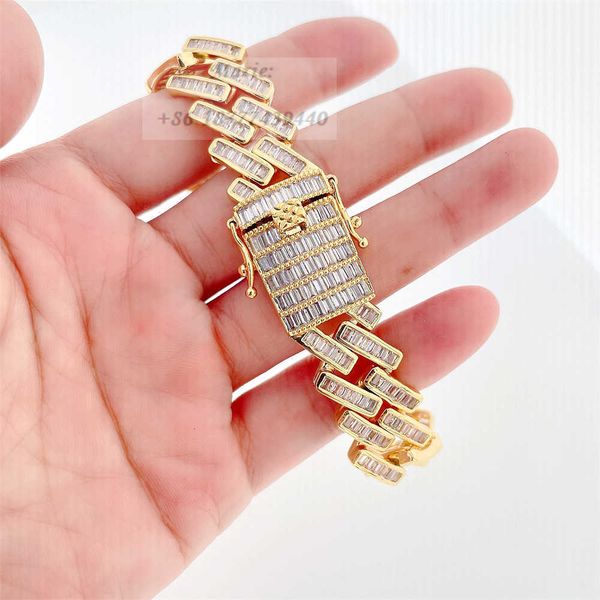 pass diamond tester 15mm width s925 baguette necklace vvs moissanite hip hop jewelry diamond cuban link iced out cuban link, Silver 
pass diamond tester 15mm width s925 baguette necklace vvs moissanite hip hop jewelry diamond cuban link iced out cuban link, Silver