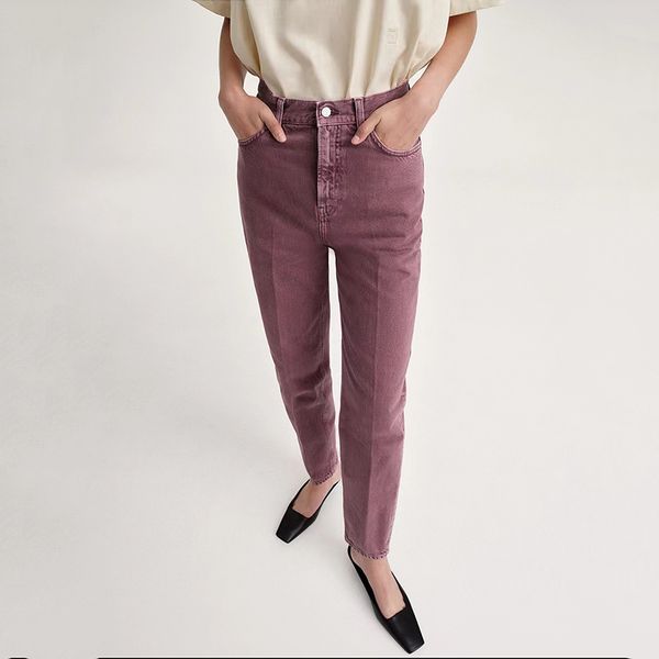 women's jeans washed women's jeans 2023 spring and summer cotton brace pressed pleated design straight hundred with midwaist pants, Blue
women's jeans washed women's jeans 2023 spring and summer cotton brace pressed pleated design straight hundred with midwaist pants, Blue