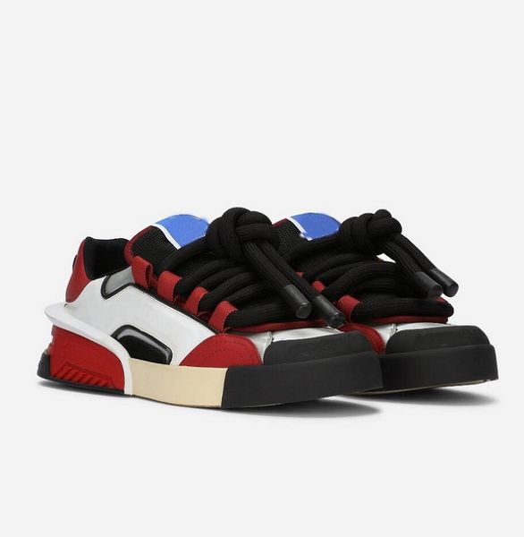 brand mixed-material portofins sneakers shoes maxi-laces & rubber 3d calfskin technical fabric trainers luxury brand low men casual walking, Black
brand mixed-material portofins sneakers shoes maxi-laces & rubber 3d calfskin technical fabric trainers luxury brand low men casual walking, Black