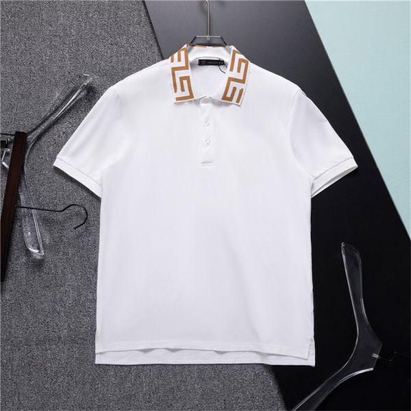men's tee polo black and white color fashion casual business classic embroidered head brand 100 cotton street hip hop wear palm guillot, White;black
men's tee polo black and white color fashion casual business classic embroidered head brand 100 cotton street hip hop wear palm guillot, White;black