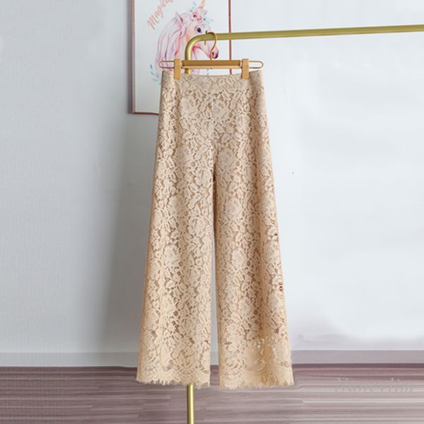 women's pants capris khaki lace wide-leg pants women's summer high waist casual slimming straight trousers white black 230418, Black;white
women's pants capris khaki lace wide-leg pants women's summer high waist casual slimming straight trousers white black 230418, Black;white