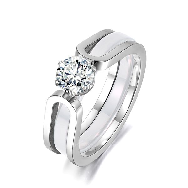 2 in 1 black/white ceramic crystal wedding ring jewelry for women aaa cubic zirconia stainless steel engagement jr18071 fashion jewelryrings, Golden;silver
2 in 1 black/white ceramic crystal wedding ring jewelry for women aaa cubic zirconia stainless steel engagement jr18071 fashion jewelryrings, Golden;silver