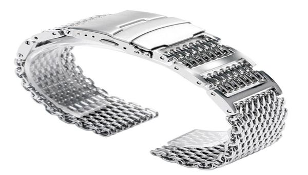202224mm silverblack stainless steel shark mesh solid link wrist watch band replacement strap folding clasp2111598, Black;brown
202224mm silverblack stainless steel shark mesh solid link wrist watch band replacement strap folding clasp2111598, Black;brown