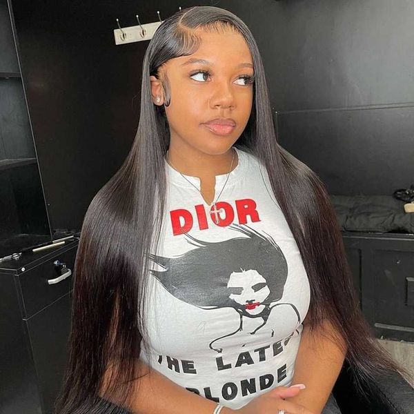 32 inch bone straight lace front human hair wigs pre plucked 13x4 hd transparent lace frontal human hair wigs clearance230418, Black
32 inch bone straight lace front human hair wigs pre plucked 13x4 hd transparent lace frontal human hair wigs clearance230418, Black