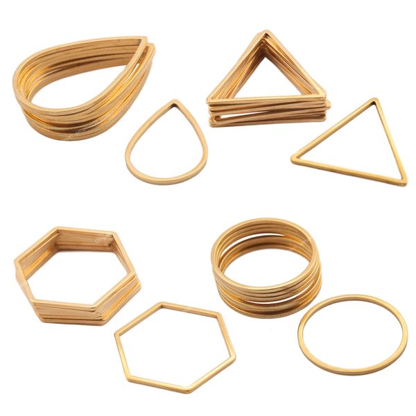 10pcs stainless steel gold plated teardrop earrings connectors rectangle circle ring charms diy for jewelry making accessories jewelry makin, Blue;slivery
10pcs stainless steel gold plated teardrop earrings connectors rectangle circle ring charms diy for jewelry making accessories jewelry makin, Blue;slivery