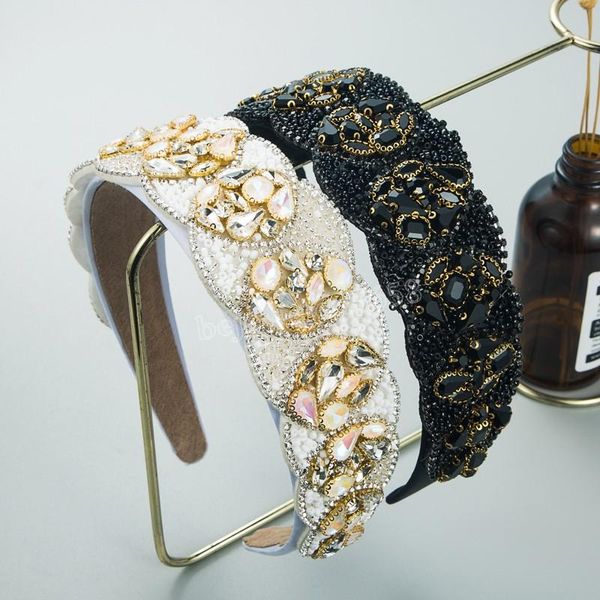 luxury geometric crystal headband for women color seed beaded wide-brimmed hairband female party hair jewelry, Silver
luxury geometric crystal headband for women color seed beaded wide-brimmed hairband female party hair jewelry, Silver