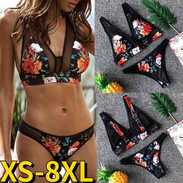 women's swimwear women summer two-piece set floral print bikini set female swimsuit beach wear summer loose size bath suit xs-8xl 23041, White;black
women's swimwear women summer two-piece set floral print bikini set female swimsuit beach wear summer loose size bath suit xs-8xl 23041, White;black