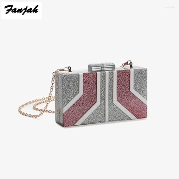 

shoulder bags acrylic box clutches small retangle bag ladies geometry fashion handbag retro messenger mobile phone packet