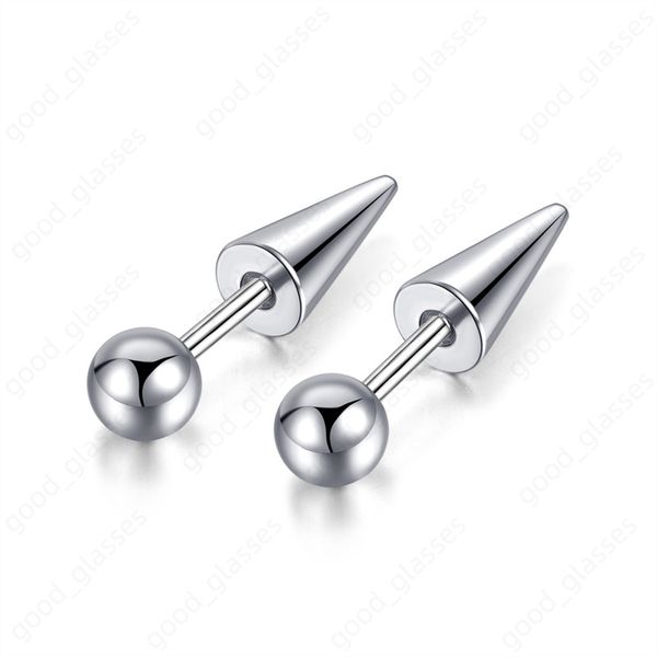 fashion ball conical shaped women men stud earrings designer stainless steel classic earring elegant ear jewelry gifts for unisex, Golden;silver
fashion ball conical shaped women men stud earrings designer stainless steel classic earring elegant ear jewelry gifts for unisex, Golden;silver