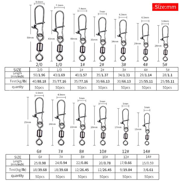 50pcs pike fishing accessories connector pin bearing rolling swivel stainless steel snap fishhook lure swivels tackle fishingfishhooks
50pcs pike fishing accessories connector pin bearing rolling swivel stainless steel snap fishhook lure swivels tackle fishingfishhooks