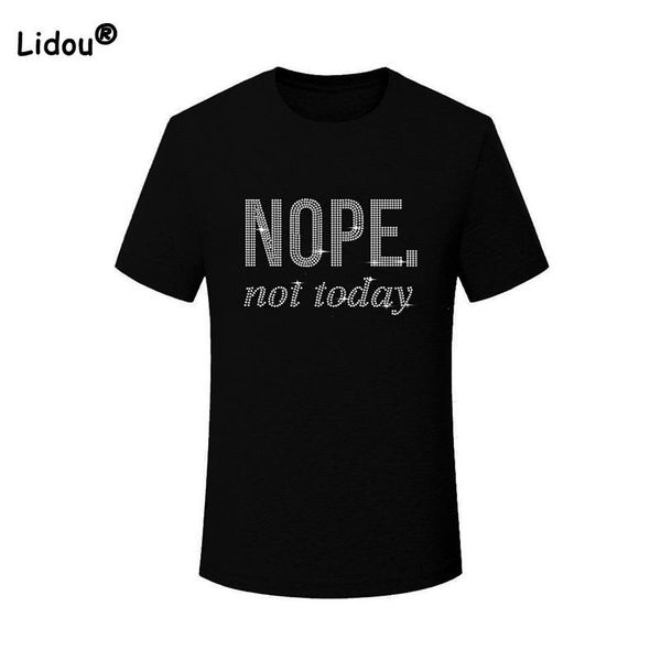 t-shirt lady streetwear round neck diamonds letter printing short sleeve tshirt summer allmatch black loose pullover plus size
t-shirt lady streetwear round neck diamonds letter printing short sleeve tshirt summer allmatch black loose pullover plus size