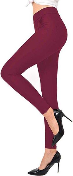 ginasy dress pants for women business casual stretch pull on work office dressy leggings skinny trousers with pockets, Black
ginasy dress pants for women business casual stretch pull on work office dressy leggings skinny trousers with pockets, Black