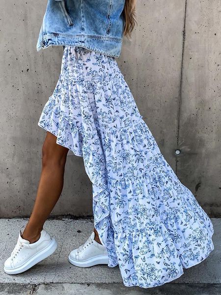 dresses bohemian women long skirt asymmetrical beach style floral printed high waist ladies casual skirt ins skirts faldas spring 2022, White;black
dresses bohemian women long skirt asymmetrical beach style floral printed high waist ladies casual skirt ins skirts faldas spring 2022, White;black