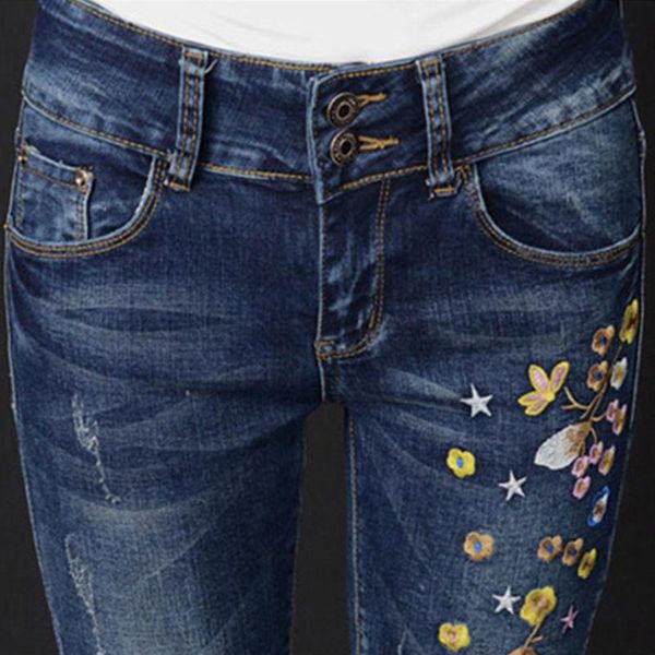 jeans new spring denim stretch women's jeans embroidery mujer fashion slim high waist jeans for women skinny embroidered jeans woman, Blue
jeans new spring denim stretch women's jeans embroidery mujer fashion slim high waist jeans for women skinny embroidered jeans woman, Blue