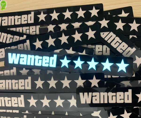 new 5 stars wanted led light-emitting window sticker windshield sticker decorative car accessories light board without battery
new 5 stars wanted led light-emitting window sticker windshield sticker decorative car accessories light board without battery