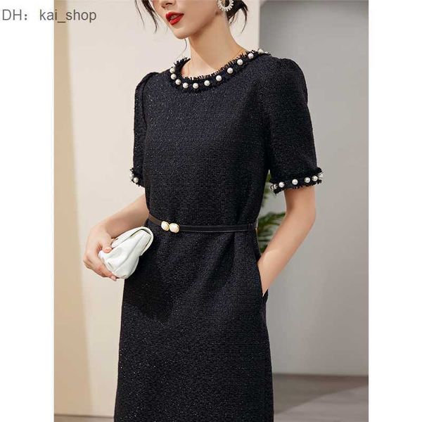 casual dresses small fragrance tweed short sleeved dress spring and autumn 2023 new style temperament celebrity round neck a-line skirt whit, Black;gray
casual dresses small fragrance tweed short sleeved dress spring and autumn 2023 new style temperament celebrity round neck a-line skirt whit, Black;gray