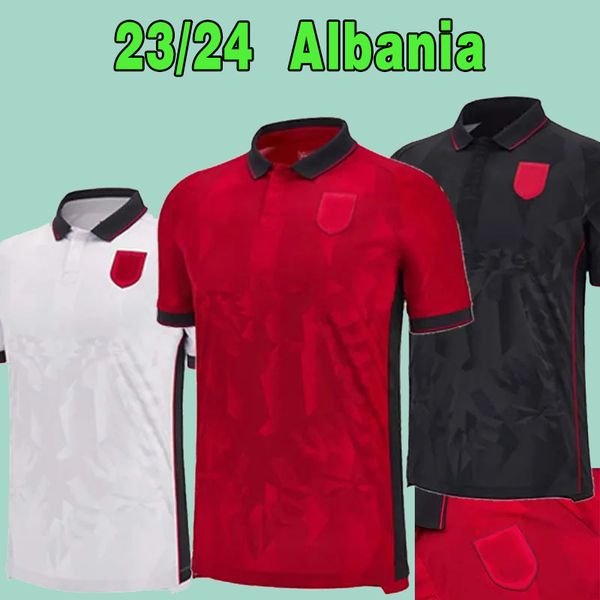 2023 albanias soccer jerseys 23/24 kristjan asllani marash kumbulla myrto uzuni nedim bajrami men home red away white third black 2024 footb, Black;yellow
2023 albanias soccer jerseys 23/24 kristjan asllani marash kumbulla myrto uzuni nedim bajrami men home red away white third black 2024 footb, Black;yellow