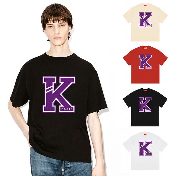 men's t-shirt new designer luxury fashion cotton letter k printing sweat-absorbing and breathable couple outfit m-2xl, White;black
men's t-shirt new designer luxury fashion cotton letter k printing sweat-absorbing and breathable couple outfit m-2xl, White;black