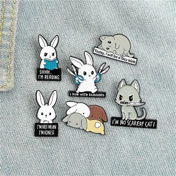 cartoon creativity cute little white rabbit brooch hamster animal shape letter pin accessories versatile badge ae690, Gray
cartoon creativity cute little white rabbit brooch hamster animal shape letter pin accessories versatile badge ae690, Gray