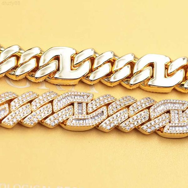 customized s925 silver with baguette diamond necklace 15mm white/yellow cuban chain round moissanite rap cuban link
customized s925 silver with baguette diamond necklace 15mm white/yellow cuban chain round moissanite rap cuban link