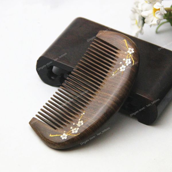 natural gold sandalwood small comb natural wood structure fine tooth hair comb anti-static head acupuncture point massage gift styling tools, Silver
natural gold sandalwood small comb natural wood structure fine tooth hair comb anti-static head acupuncture point massage gift styling tools, Silver