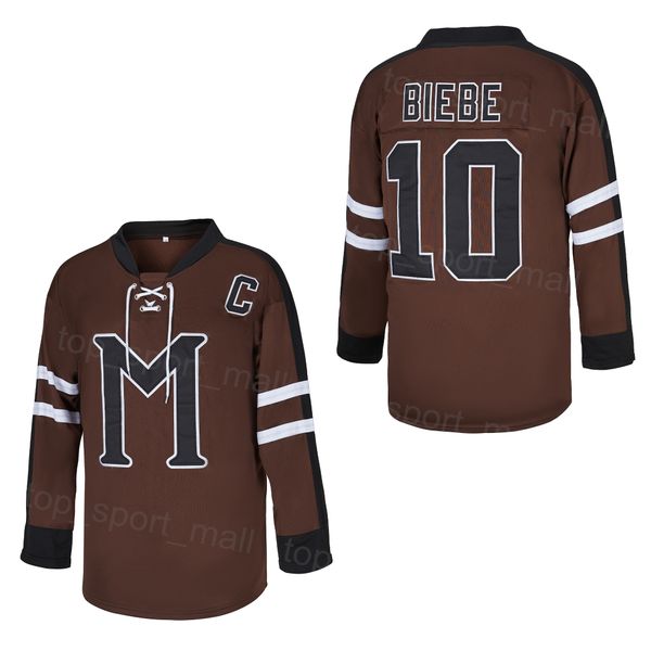 movie hockey 10 john biebe jersey version mystiy alaska college team home brown color vintage all stitched university for sport fans breatha, Black
movie hockey 10 john biebe jersey version mystiy alaska college team home brown color vintage all stitched university for sport fans breatha, Black