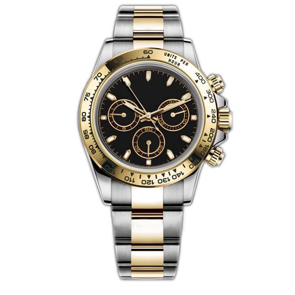 fashion mens watches 41mm black dial automatic winding mechanical watch between gold stainless steel strap casual wristwatches orologi di lu, Slivery;brown
fashion mens watches 41mm black dial automatic winding mechanical watch between gold stainless steel strap casual wristwatches orologi di lu, Slivery;brown