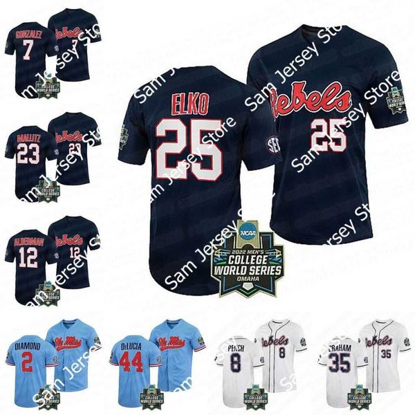25 tim elko ole miss 2022 college world baseball jersey rebels josh mallitz justin bench kemp alderman brandon johnson derek diamond jacob g, Blue;black
25 tim elko ole miss 2022 college world baseball jersey rebels josh mallitz justin bench kemp alderman brandon johnson derek diamond jacob g, Blue;black